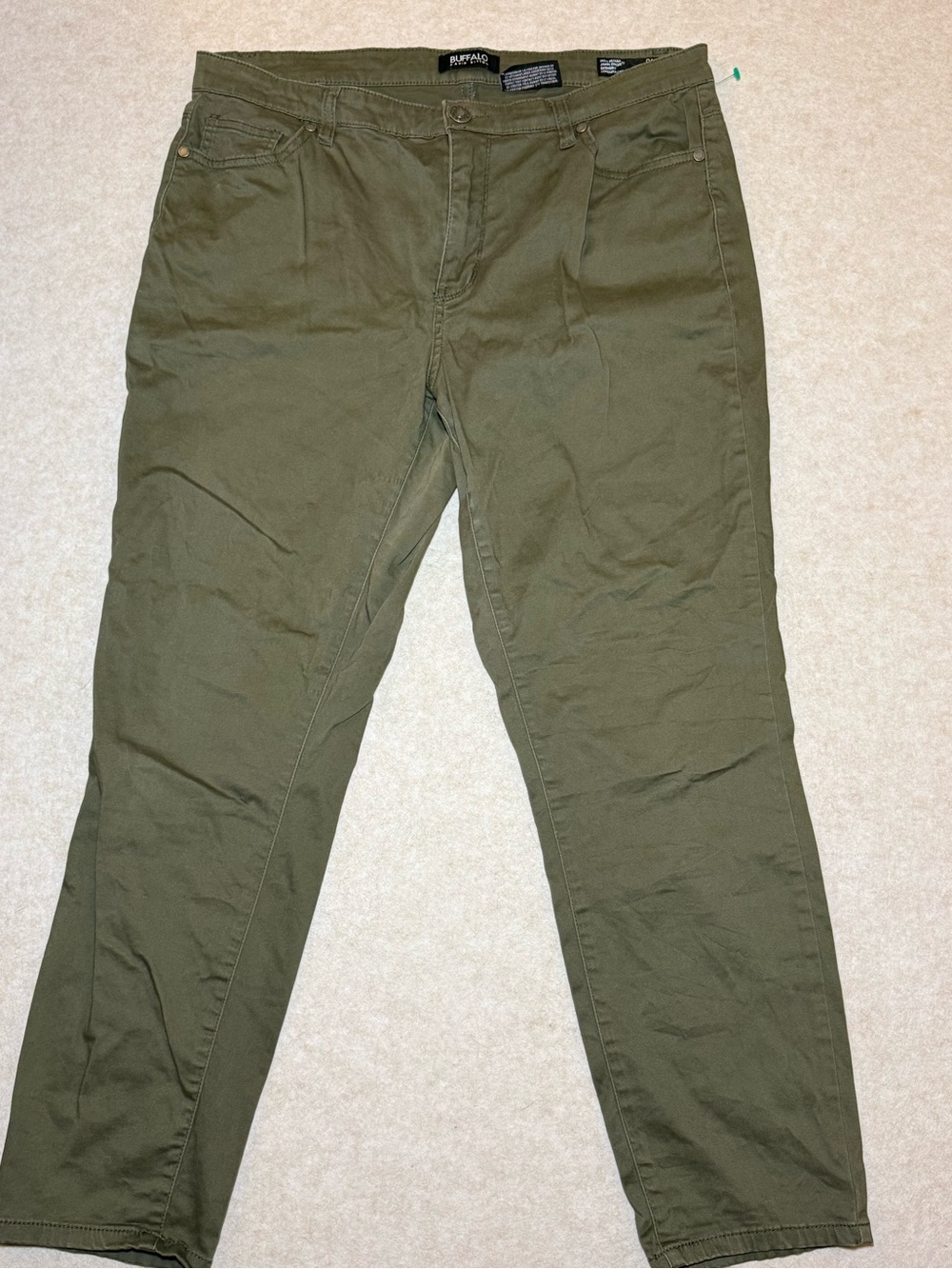 Buffalo David Bitton Daily Mid Rise Stretch Skinny Ankle Pants Women Size 34